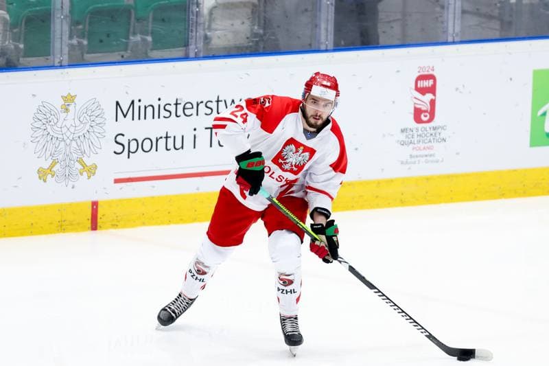 Ice Hockey. Men's Olympic Ice Hockey Qualifiers. Poland - Estonia. 08.02.2024