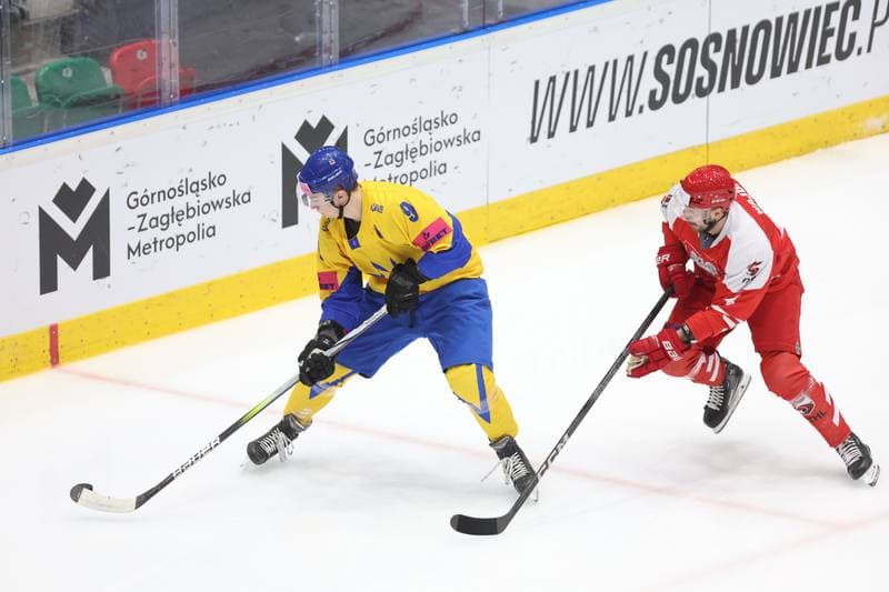 Ice Hockey. Olympic Qualification. Poland - Ukraine. 09.02.2024
