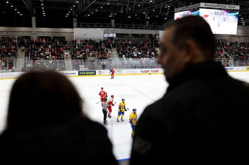 Ice Hockey. Olympic Qualification. Poland - Ukraine. 09.02.2024
