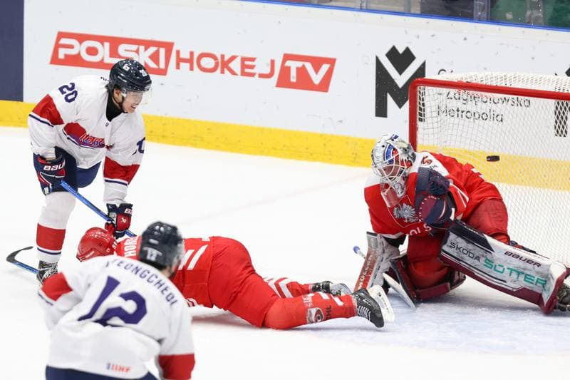Ice Hockey. Olympic Qualification. Korea - Poland. 11.02.2024