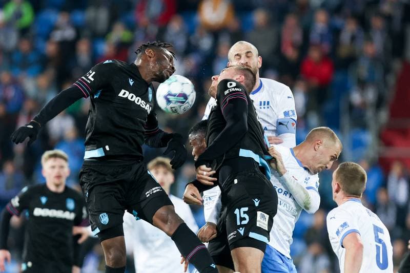 Football. Fortuna:Liga. Banik Ostrava - Viktoria Plzen. 13.02.2024