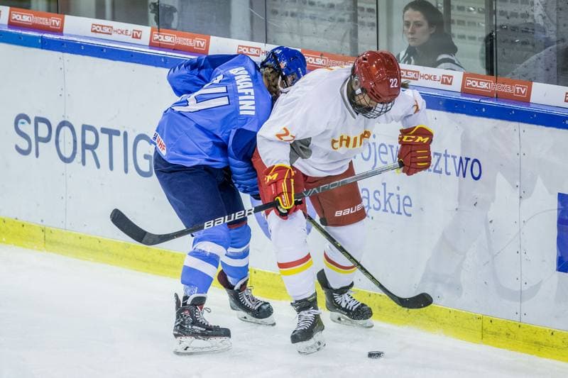 Ice Hockey. Women's World Championship Division 1 Group B. Italy - China. 09.04.2022