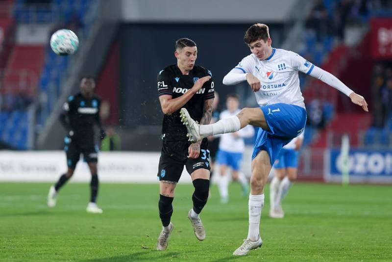 Football. Fortuna:Liga. Banik Ostrava - Viktoria Plzen. 13.02.2024