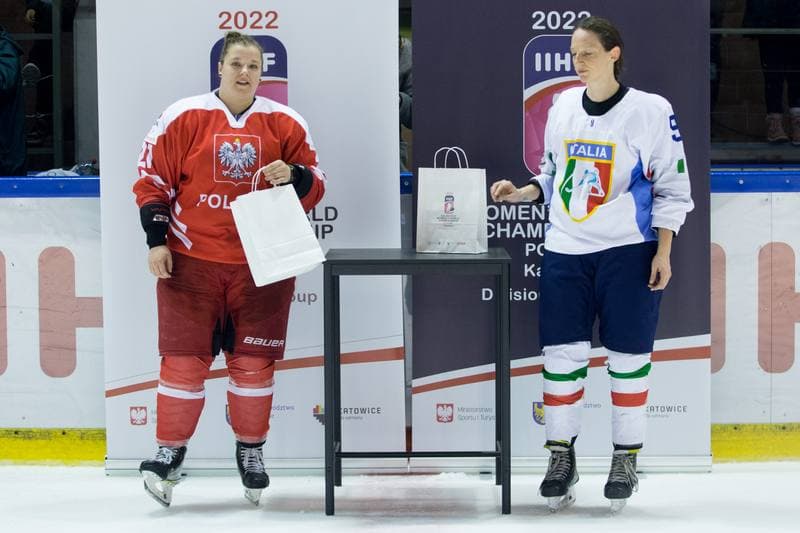 Ice Hockey. Women's World Championship Division 1B. Poland - Italy. 12.04.2022