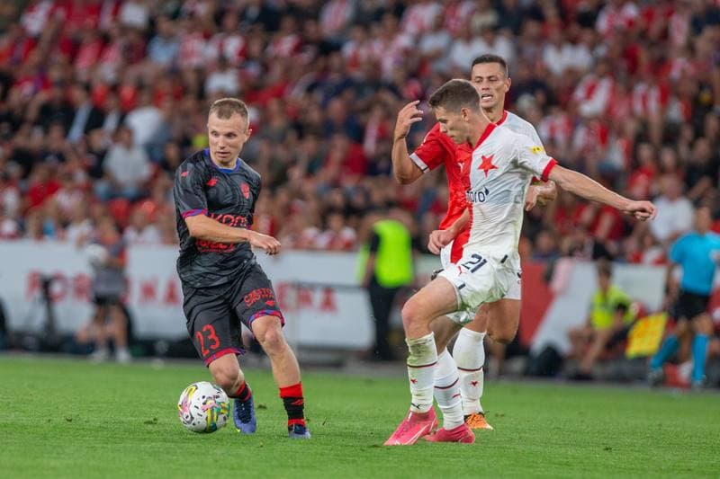 Football. UEFA Conference League. Slavia Prague - Rakow Czestochowa. 25.08.2022