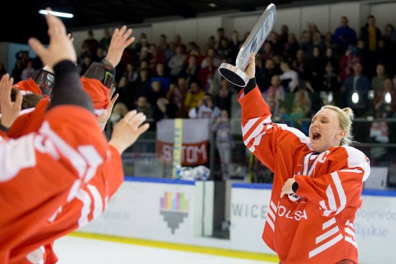 Ice Hockey. Women's World Championship Division 1B. Poland - China. 14.04.2022