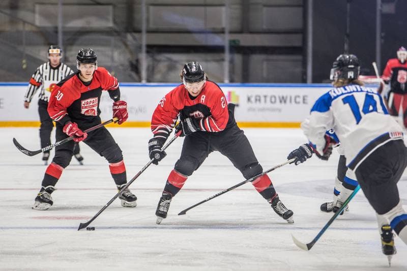 Ice Hockey. World Championship Division 1 Group B. Japan - Estonia. 28.04.2022