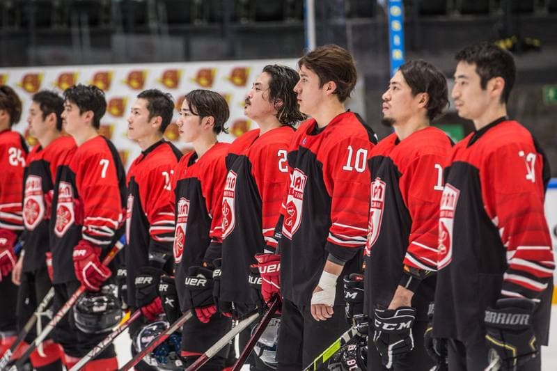 Ice Hockey. World Championship Division 1 Group B. Japan - Estonia. 28.04.2022