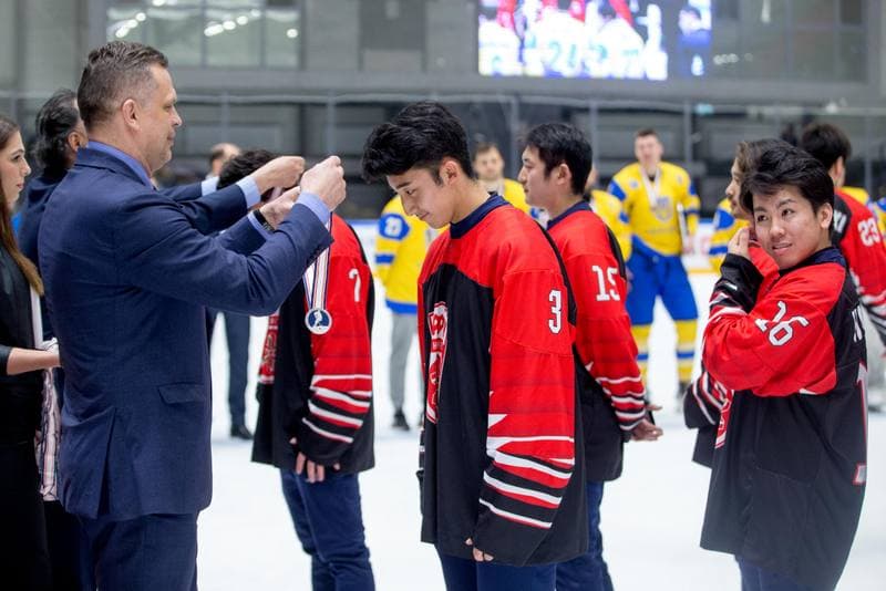 Ice Hockey. World Championship Division 1 Group B. Estonia - Ukraine. 01.05.2022