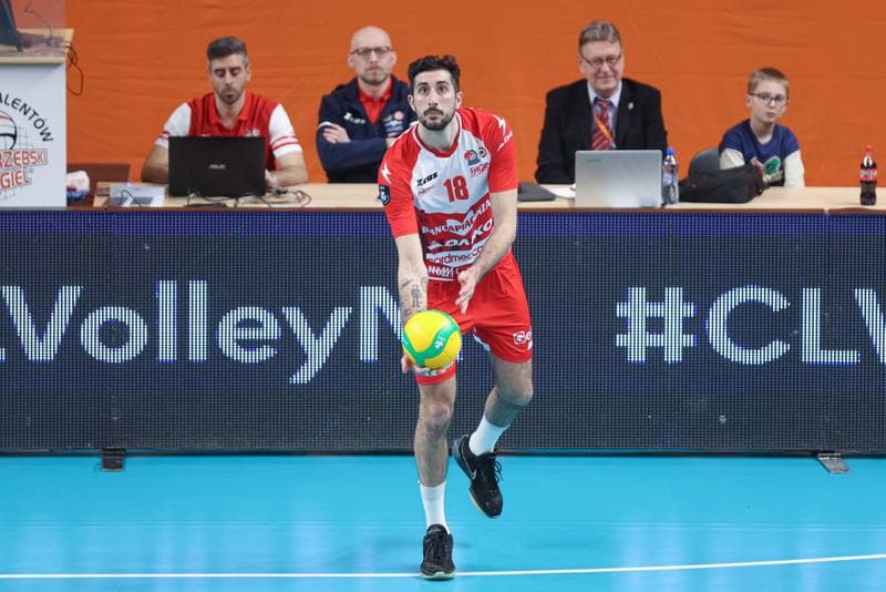 Volleyball. CEV Champions League. Jastrzebski Wegiel - Gas Sales Daiko Piacenza. 28.02.2024