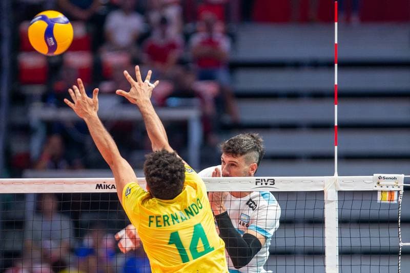 Volleyball. FIVB Men's World Championship. Argentina - Brazil. 08.09.2022