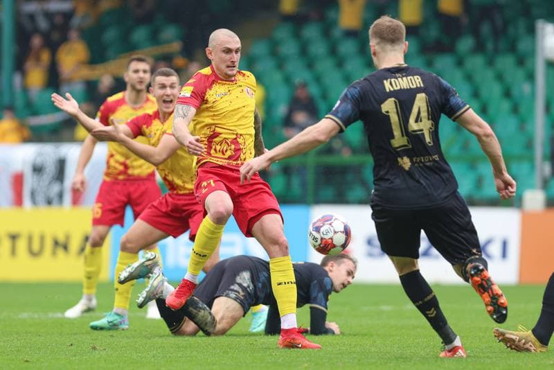 Football. Fortuna I Liga. GKS Katowice - Znicz Pruszkow. 02.03.2024