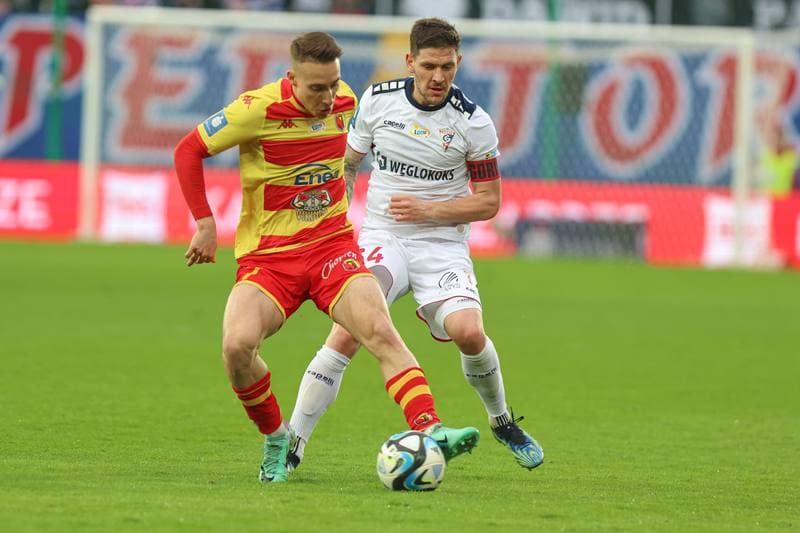 Football. PKO BP Ekstraklasa. Gornik Zabrze - Jagiellonia Bialystok. 02.03.2024