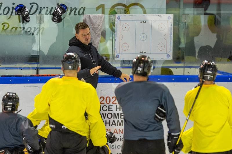 Ice Hockey. GKS Katowice. Training. 01.08.2022
