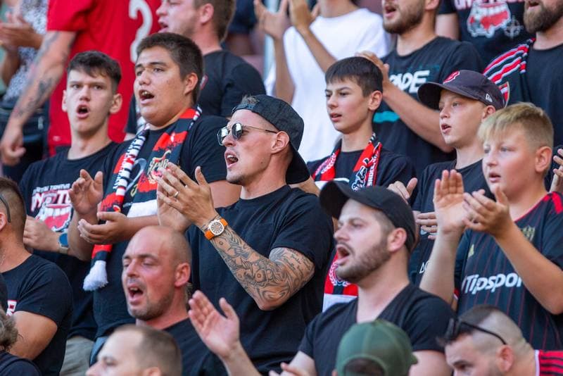 Football. UEFA Conference League. Spartak Trnava - Rakow Czestochowa. 04.08.2022