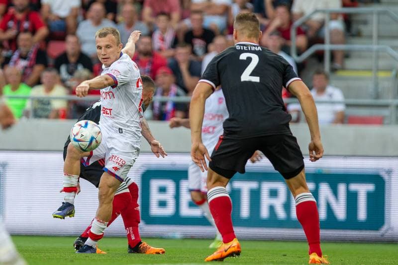 Football. UEFA Conference League. Spartak Trnava - Rakow Czestochowa. 04.08.2022