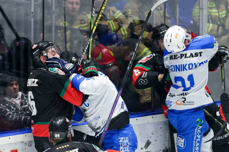 Ice Hockey. Tauron Hokej Liga. Re-Plast Unia Oswiecim - GKS Tychy. 18.03.2024