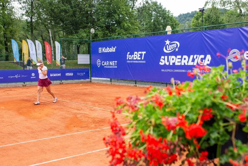 Tennis. Lotto SuperLiga. KT Kubala Ustron - Park Tenisowy Olimpia Poznan. 07.08.2022