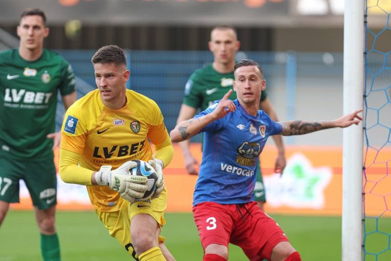 Football. PKO BP Ekstraklasa. Piast Gliwice - Slask Wroclaw. 30.03.2024