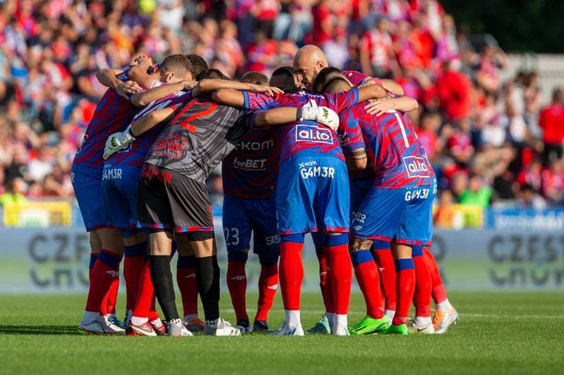 Football. UEFA Conference League. Rakow Czestochowa - Spartak Trnava. 11.08.2022