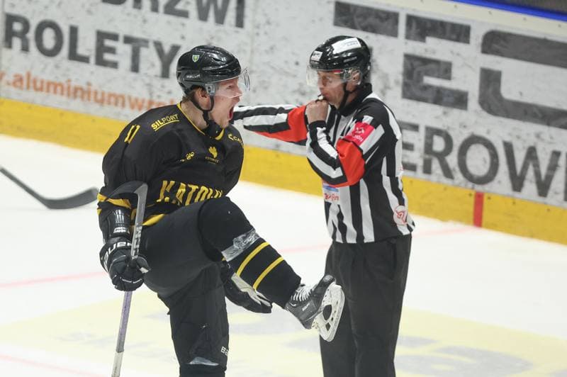 Ice Hockey. Tauron Hokej Liga. Re-Plast Unia Oswiecim - GKS Katowice. 07.04.2024