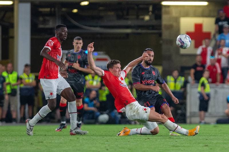 Football. UEFA Conference League. Slavia Prague - Rakow Czestochowa. 25.08.2022