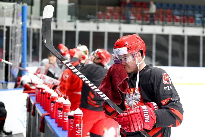 Ice Hockey. Poland national team. Training. 16.04.2024