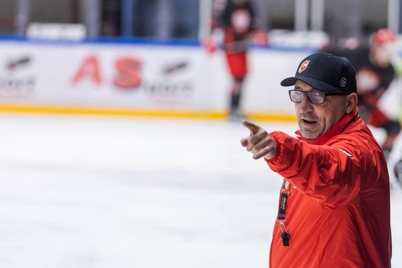 Ice Hockey. Poland national team. Training. 13.12.2022
