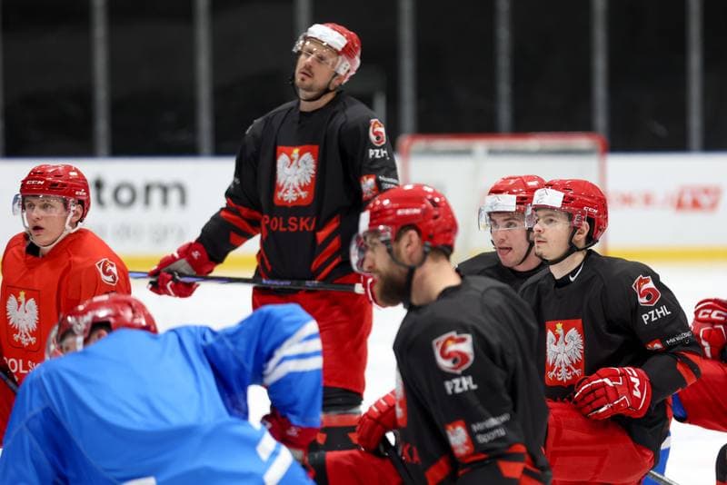 Ice Hockey. Poland national team. Training. 22.04.2024