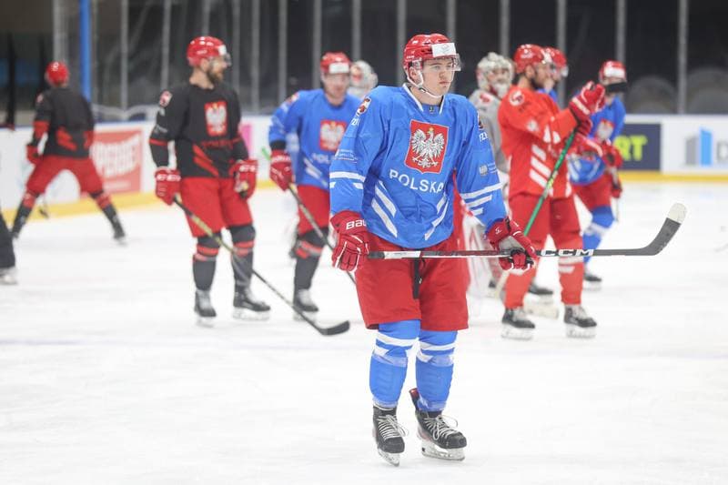 Ice Hockey. Poland national team. Training. 22.04.2024