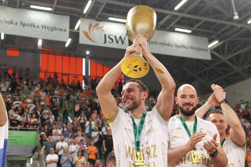 Volleyball. PlusLiga. Jastrzebski Wegiel - Aluron CMC Warta Zawiercie. 28.04.2024