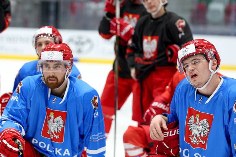 Ice Hockey. Poland national team. Training. 30.04.2024