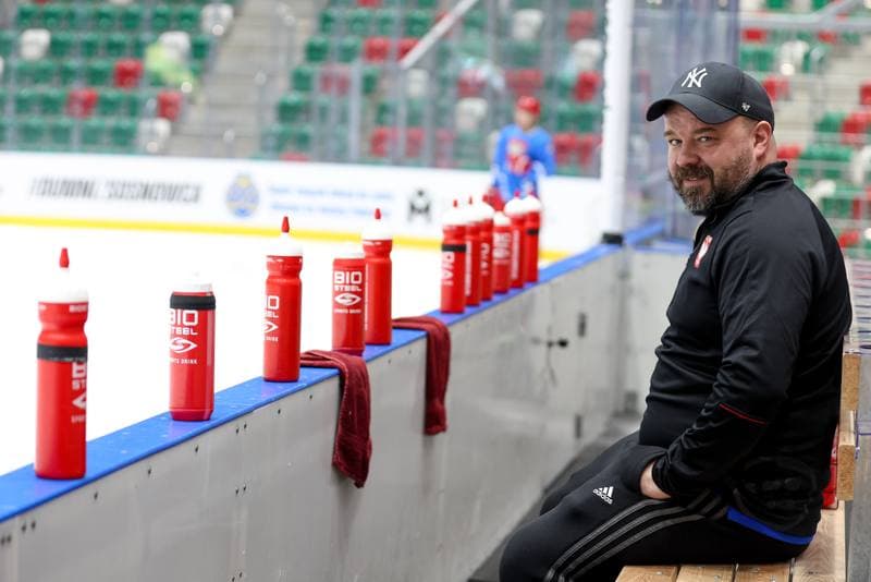 Ice Hockey. Poland national team. Training. 30.04.2024