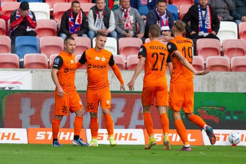 Football. PKO BP Ekstraklasa. Gornik Zabrze - Zaglebie Lubin. 01.10.2022