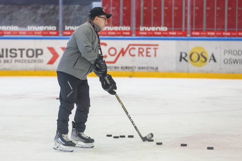 Ice Hockey. Poland national team. Training. 10.04.2023