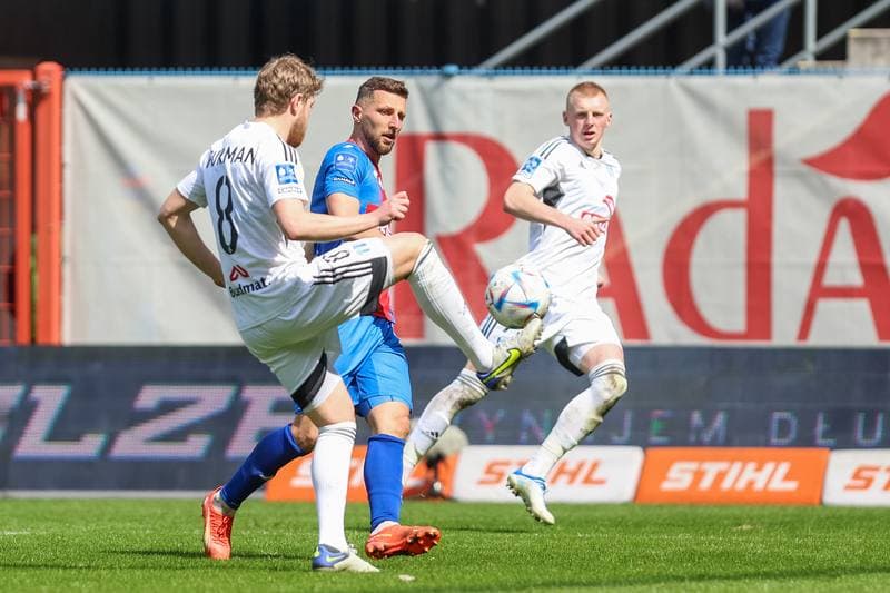 Football. PKO BP Ekstraklasa. Piast Gliwice - Wisla Plock. 16.04.2023