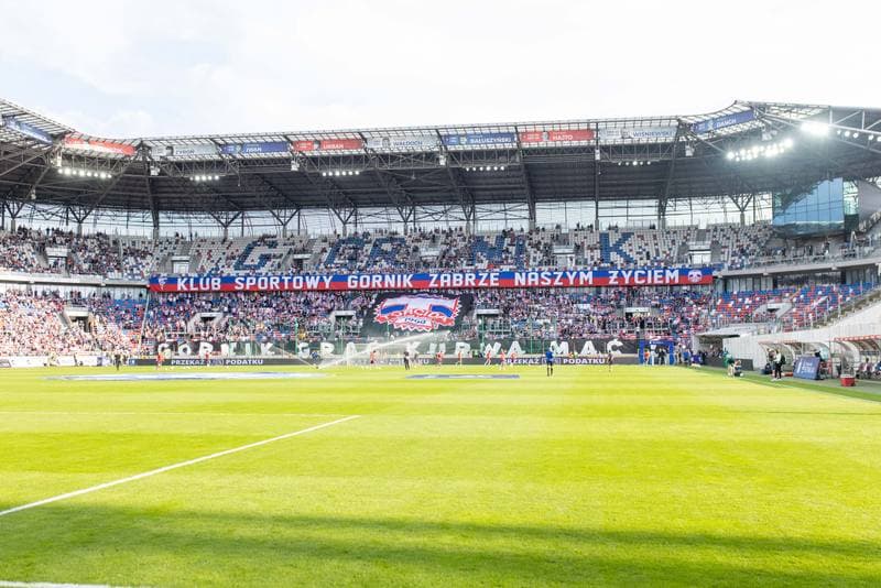 Football. PKO BP Ekstraklasa. Gornik Zabrze - Slask Wroclaw. 23.04.2023
