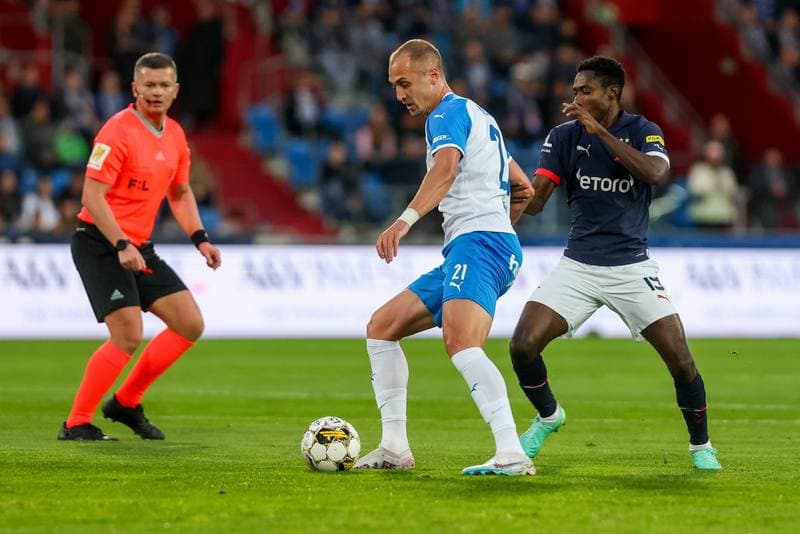 Football. Fortuna:Liga. Banik Ostrava - Slavia Prague. 25.04.2023