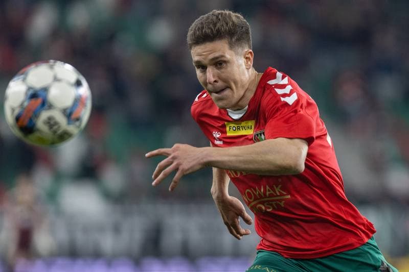 Football. Fortuna I Liga. Zaglebie Sosnowiec - LKS Lodz. 28.04.2023