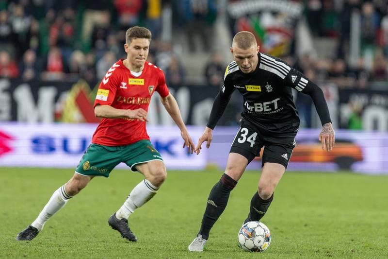 Football. Fortuna I Liga. Zaglebie Sosnowiec - LKS Lodz. 28.04.2023