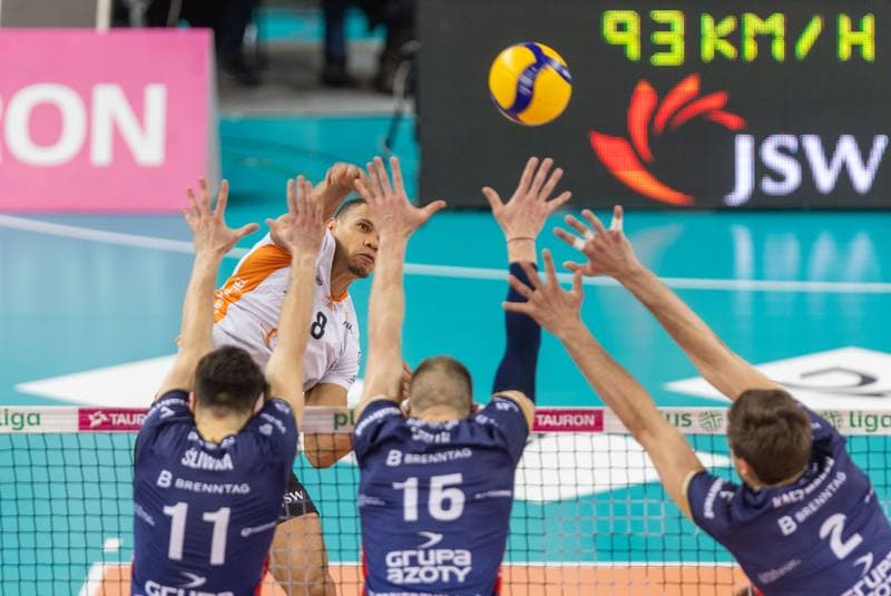 Volleyball. PlusLiga. Jastrzebski Wegiel - Grupa Azoty ZAKSA Kedzierzyn-Kozle. 03.05.2023