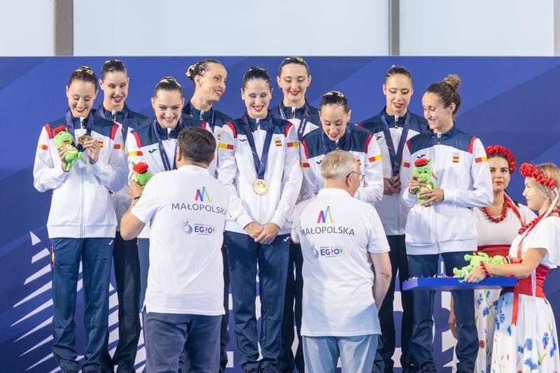 Artistic Swimming. European Games. Team Free Routine Combination. 23.06.2023