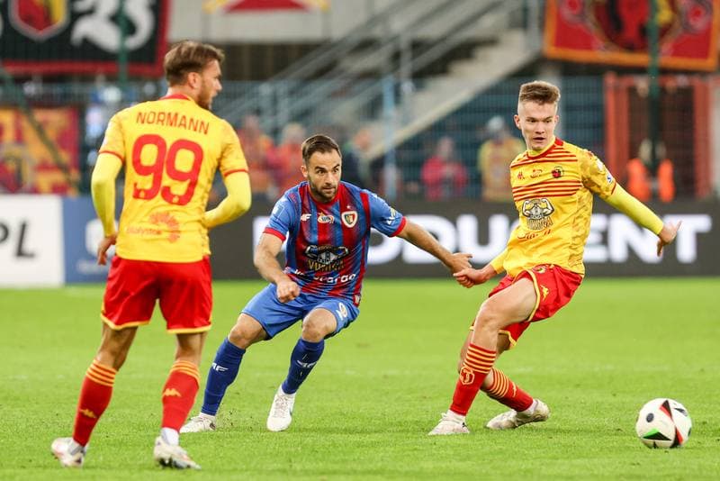 Football. PKO BP Ekstraklasa. Piast Gliwice - Jagiellonia Bialystok. 29.09.2024