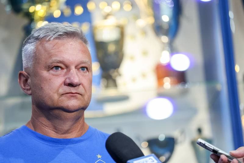 Football. Ruch Chorzow. Press Conference. 24.08.2023