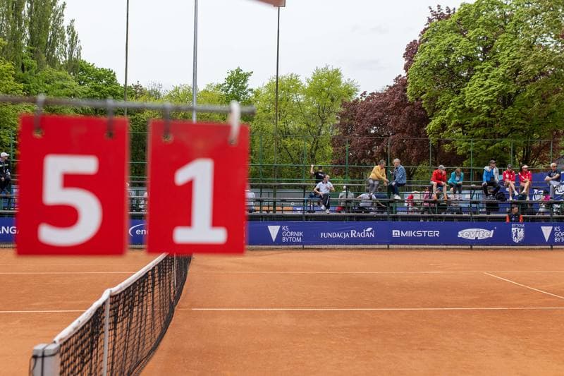 Tennis. Lotto SuperLiga. Gornik Bytom - Kubala Ustron. 14.05.2023