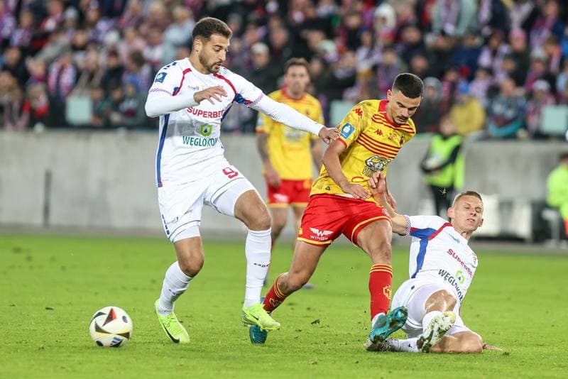 Football. PKO BP Ekstraklasa. Gornik Zabrze - Jagiellonia Bialystok. 03.11.2024