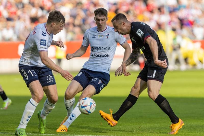 Football. PKO BP Ekstraklasa. Gornik Zabrze - Pogon Szczecin. 20.05.2023