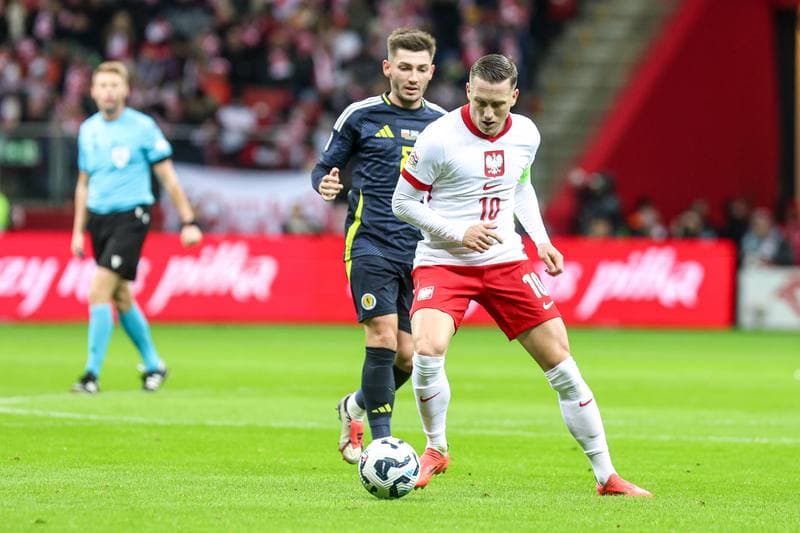Football. UEFA Nations League. Poland - Scotland. 18.11.2024