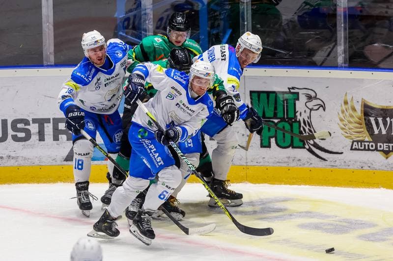 Ice Hockey. Tauron Hokej Liga. Re-Plast Unia Oswiecim - JKH GKS Jastrzebie. 29.10.2023