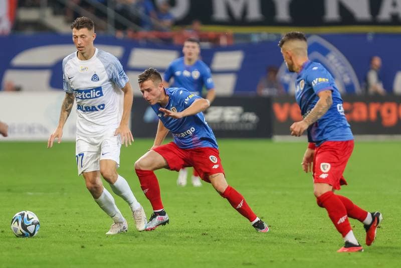 Football. PKO BP Ekstraklasa. Piast Gliwice - Ruch Chorzow. 26.08.2023